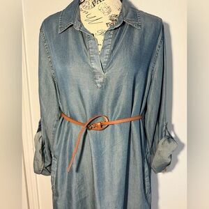 Velvet Heart Chambray Dress
